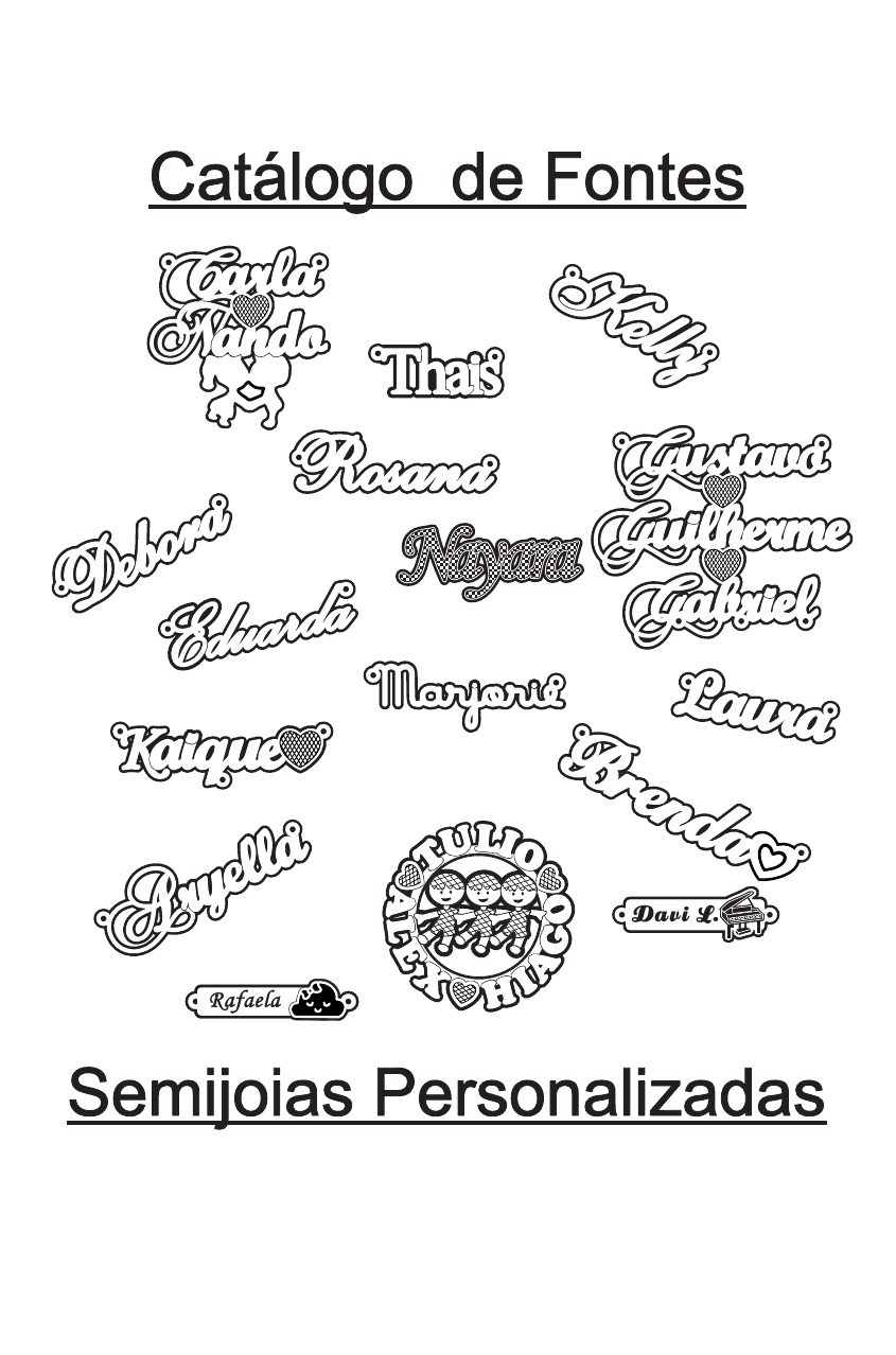Catálogo de fontes, página 1