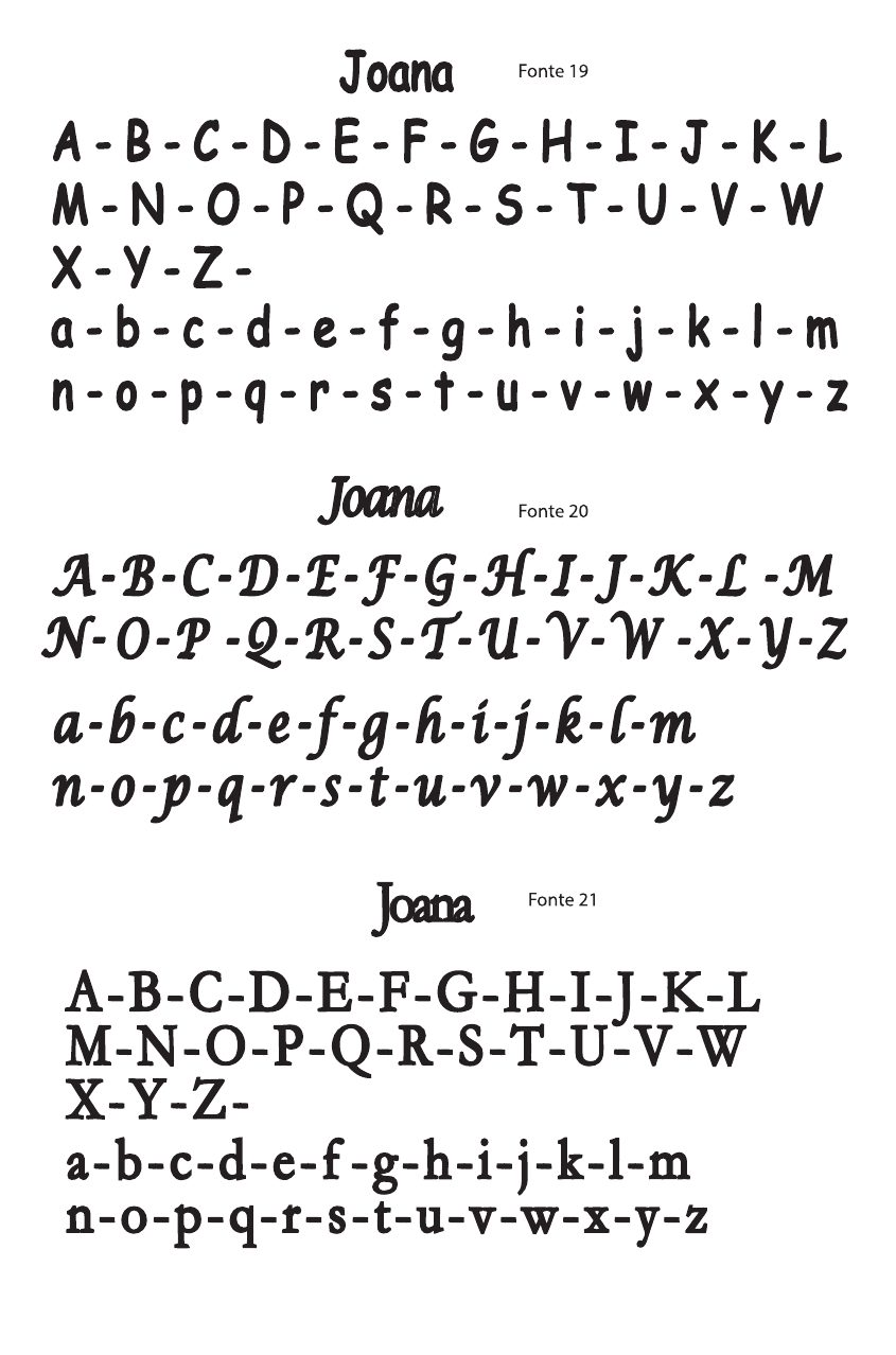 Catálogo de fontes, página 8